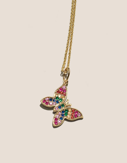 Load image into Gallery viewer, Rainbow  Elements Pendant Necklaces in 14K Gold (Multiple Options)
